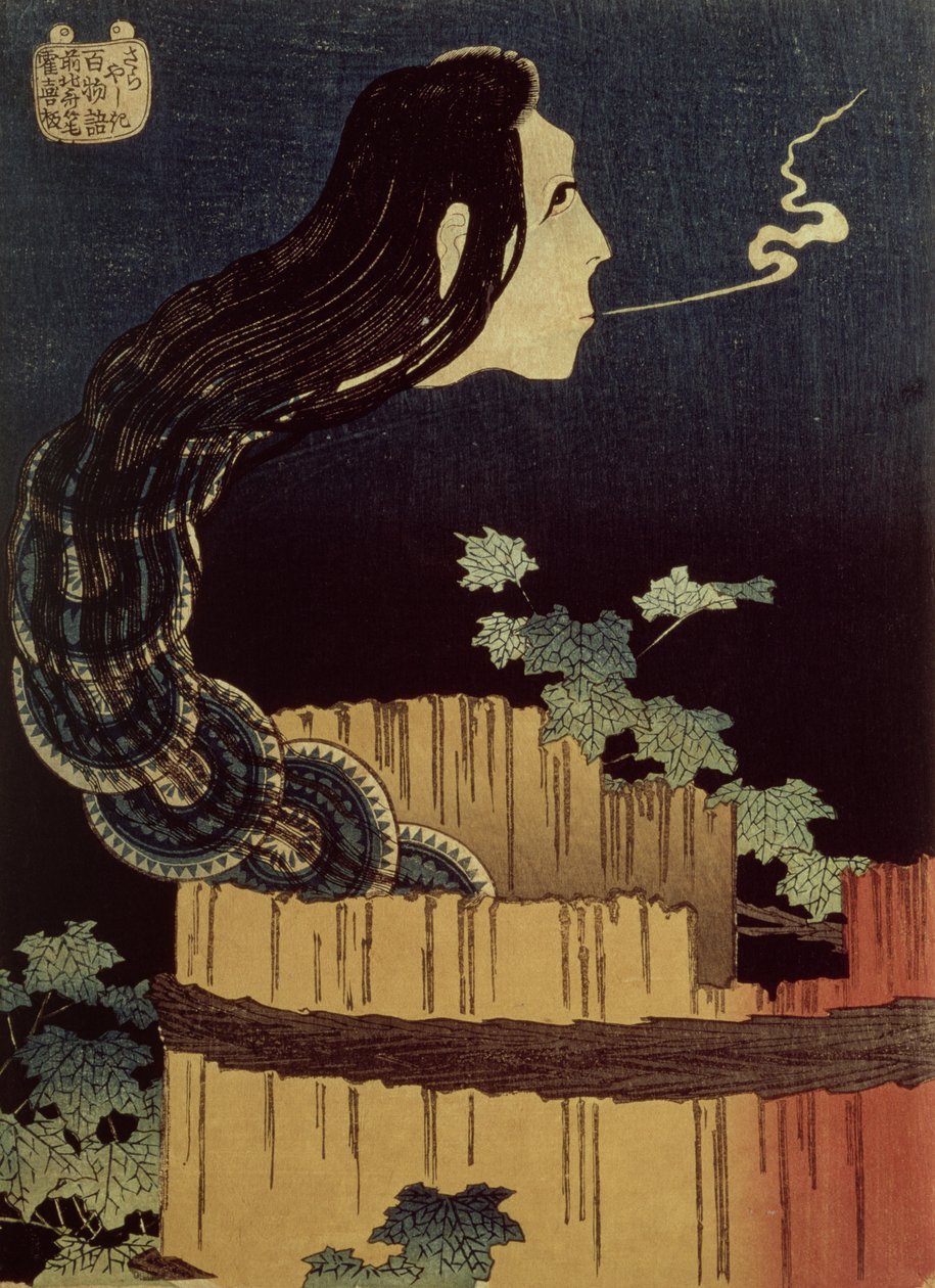 Japon Hayaleti (tahta blok) by Katsushika Hokusai