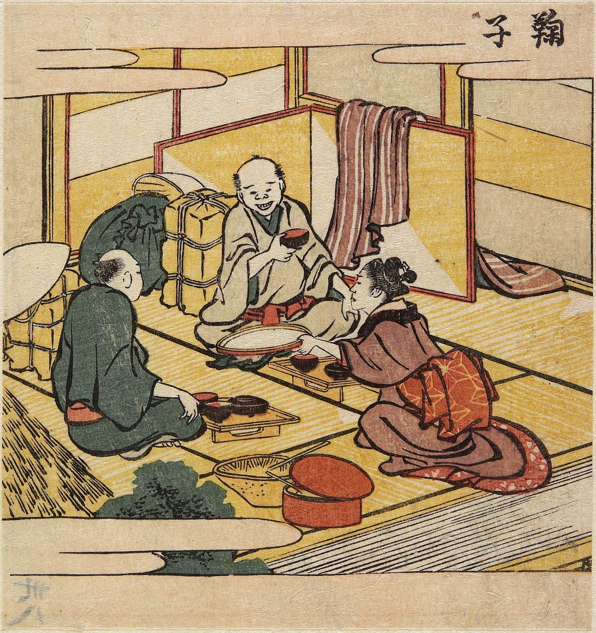 Mariko, yaklaşık 1804 by Katsushika Hokusai