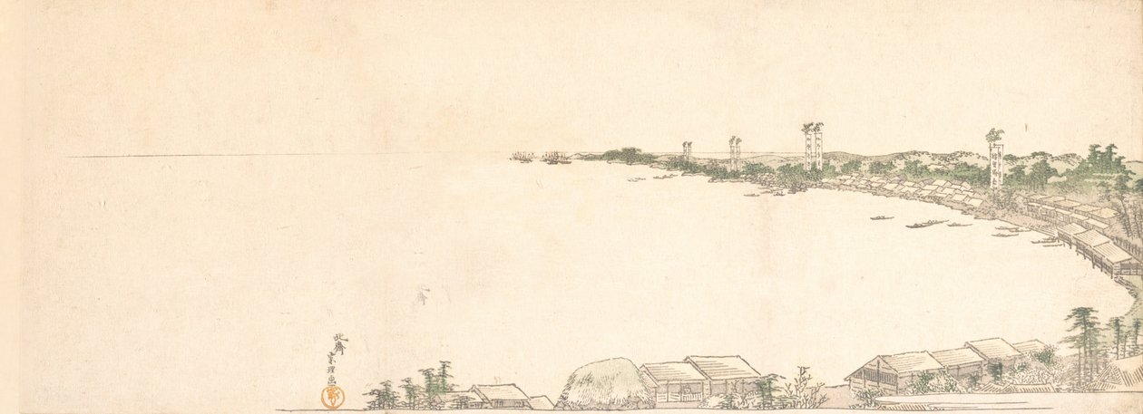 Baskı, ca. 1801. by Katsushika Hokusai