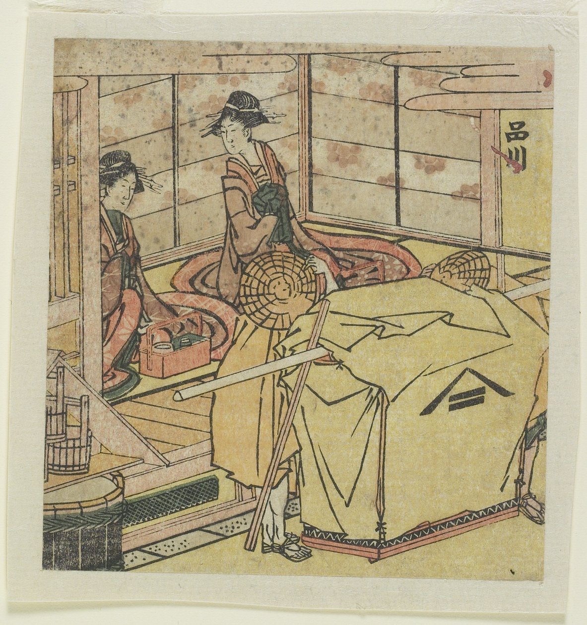 Shinagawa dolayları 1804 by Katsushika Hokusai