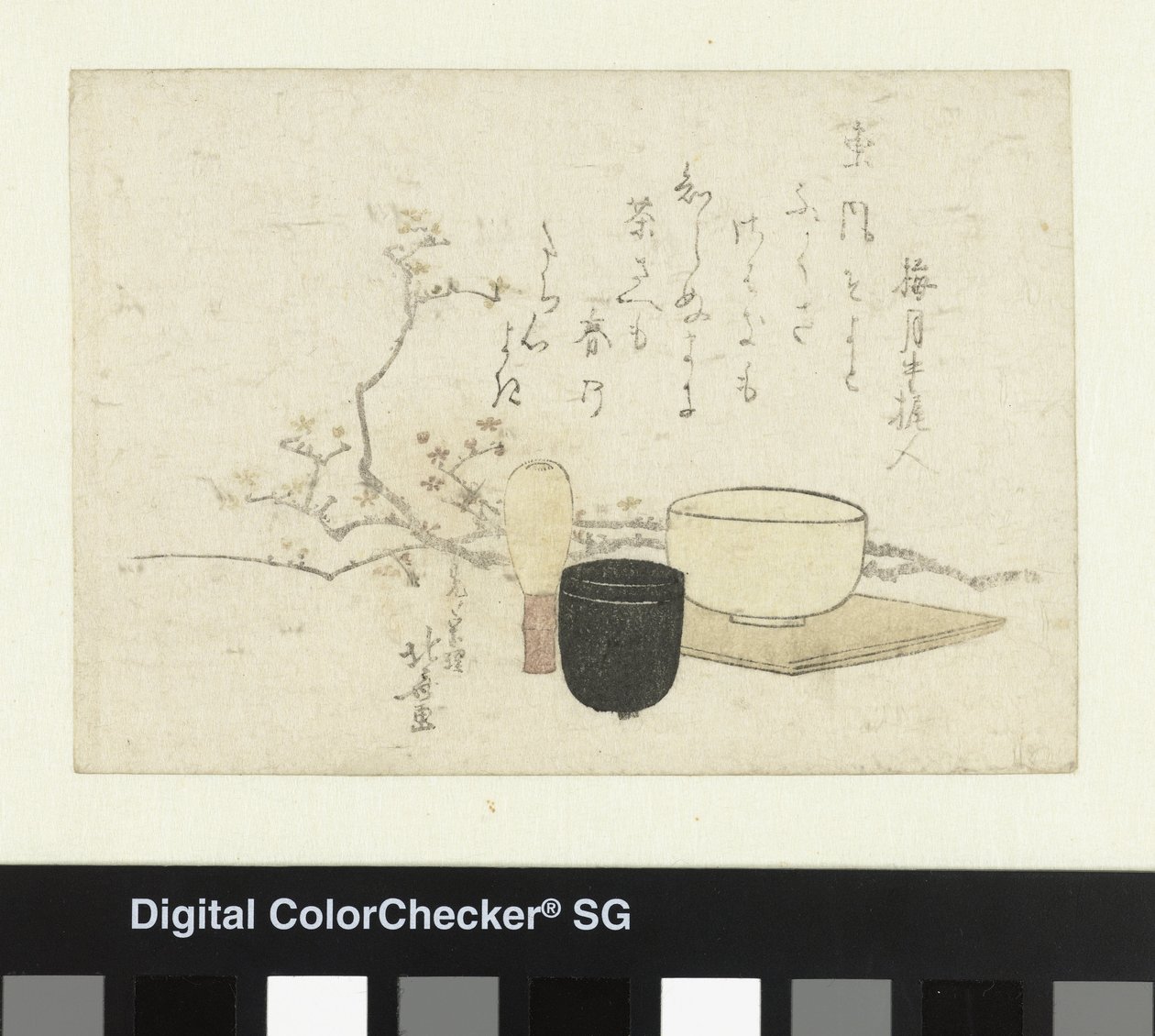 Çay Töreni Gereçleri by Katsushika Hokusai