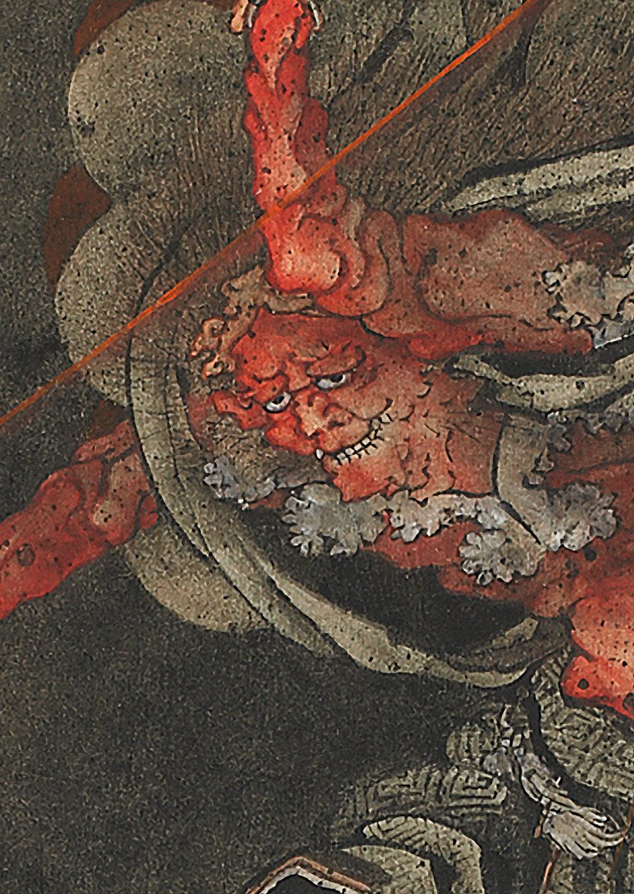 Gök Gürültüsü Tanrısı, Edo Dönemi by Katsushika Hokusai