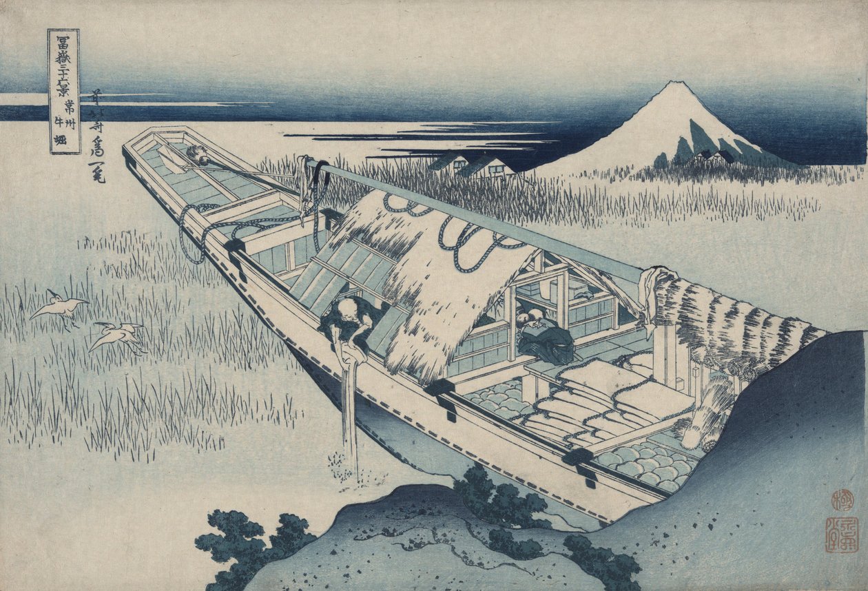 Hitachi Eyaletindeki Ushibori, Fuji Dağı