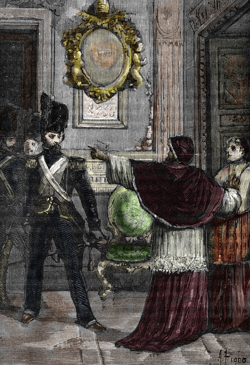 General Radet, Quirinal Sarayı