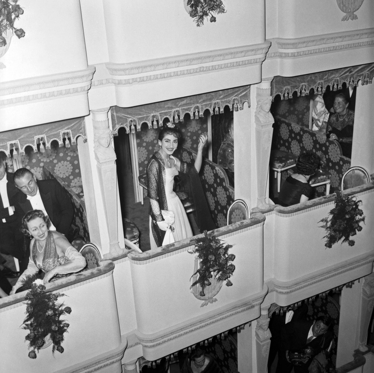 Piccola Scala tiyatrosunda Maria Callas by Alec Hunter
