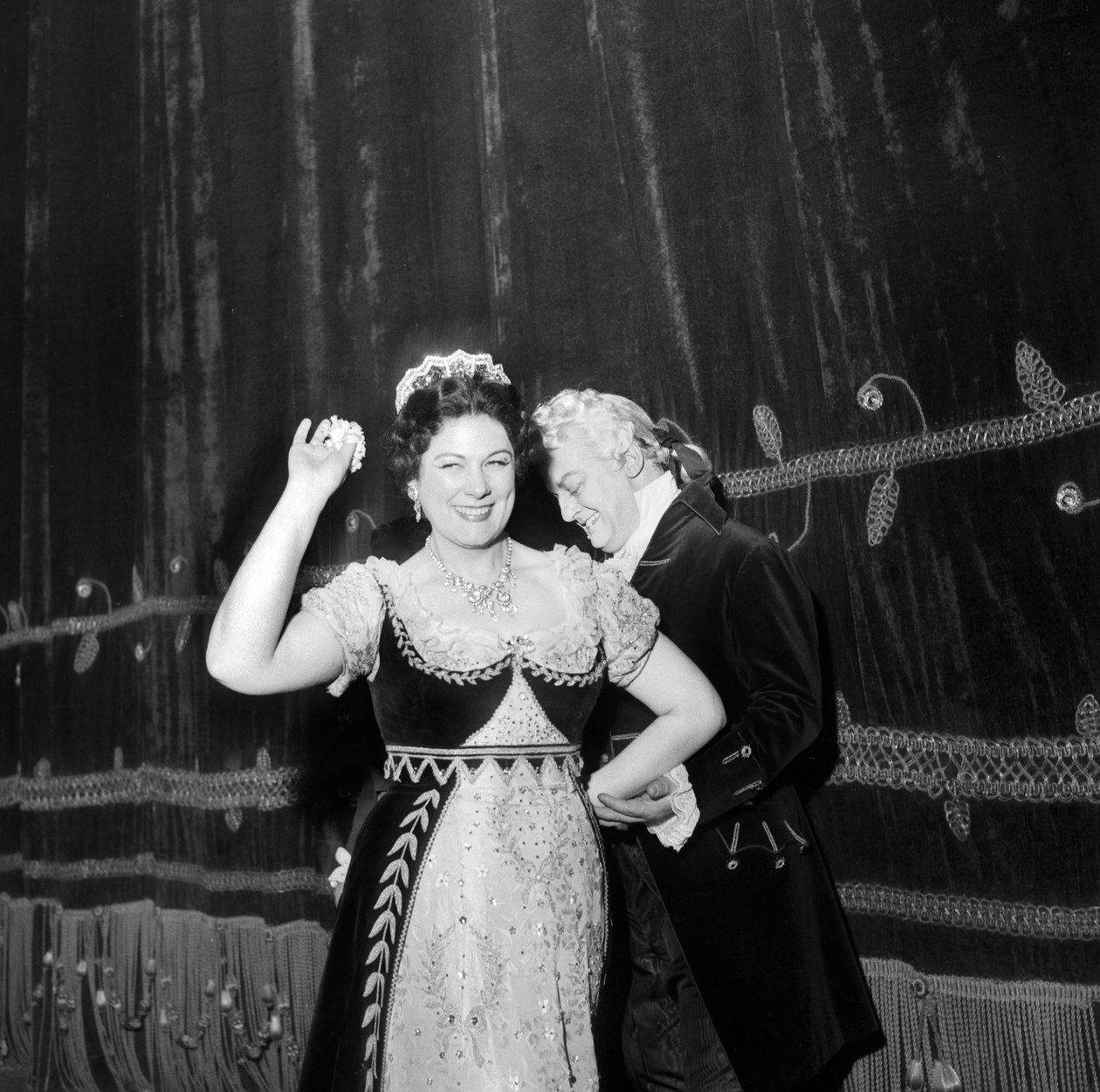 Renata Tebaldi ve Tito Gobbi, Milano, la Scala