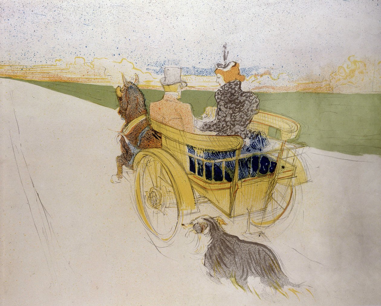 Başlıksız. Henri de Toulouse-Lautrec (1864 - 1901). Litografi. Petit Müzesi, Limoux. by Alec Hunter