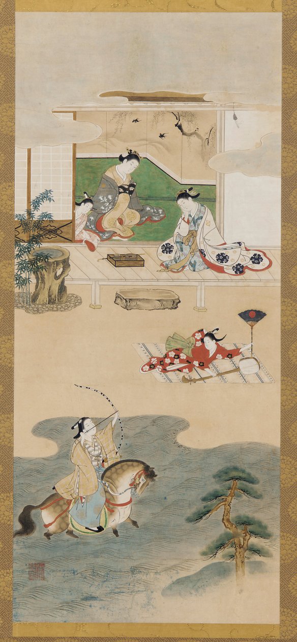 Palo dy of te f nas yoichi, Edo Perio d, 1615-1868. by Kawamata Tsuneyuki