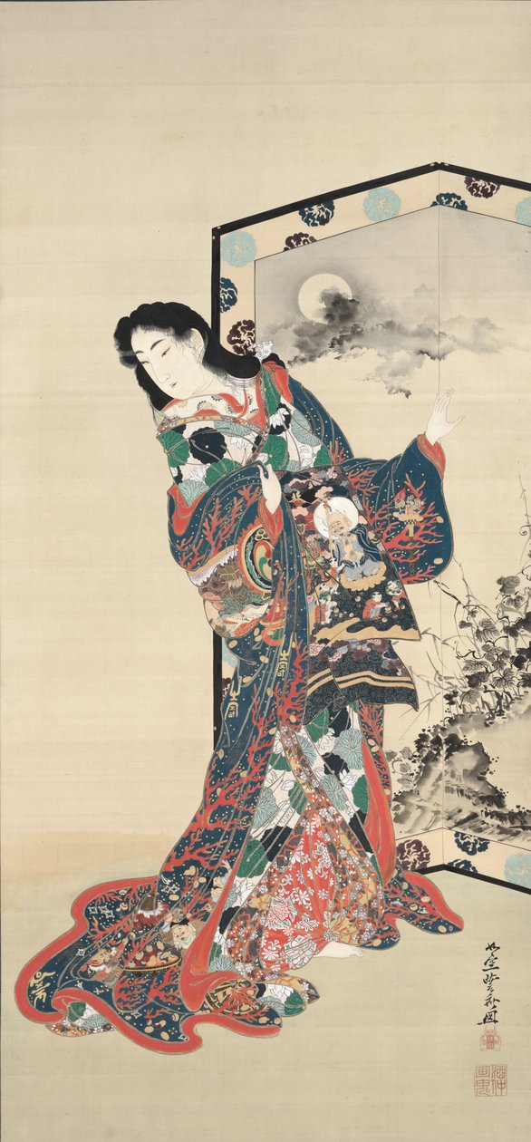 cehennem fahişesi by Kawanabe Kyosai