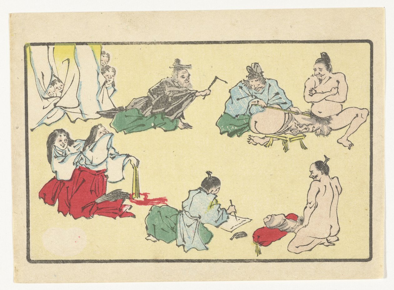 penis ölçüleri Büyük Kuyruk (dizi başlığı) by Kawanabe Kyosai