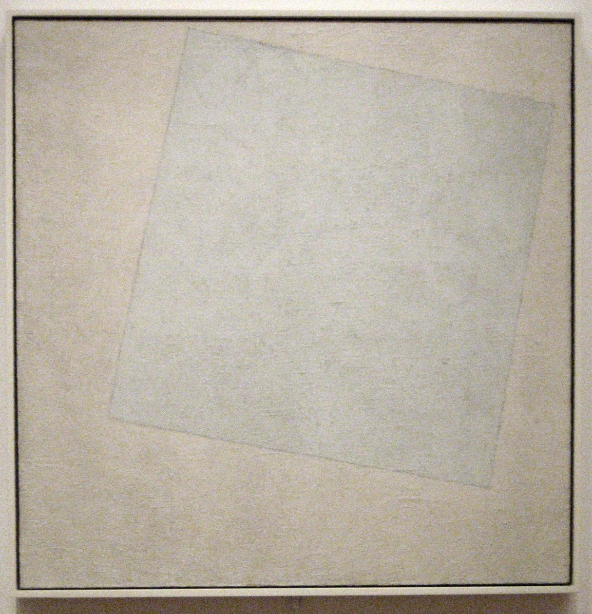 Suprematist Kompozisyon: Beyaz Üzerine Beyaz by Kazimir Severinovich Malevich