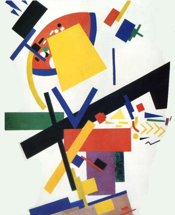 Lady - 4. ve 2. Boyutlarda Renk Kütleleri by Kazimir Severinovich Malevich