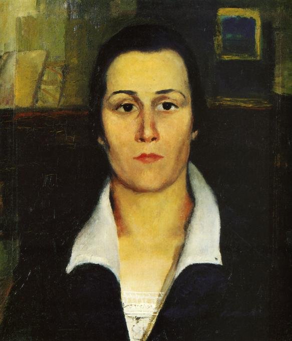 Bir Kadının Portresi by Kazimir Severinovich Malevich