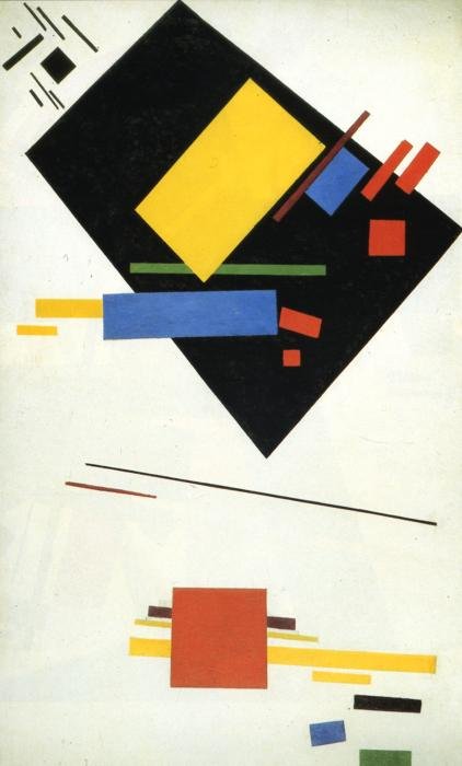Süprematizm by Kazimir Severinovich Malevich