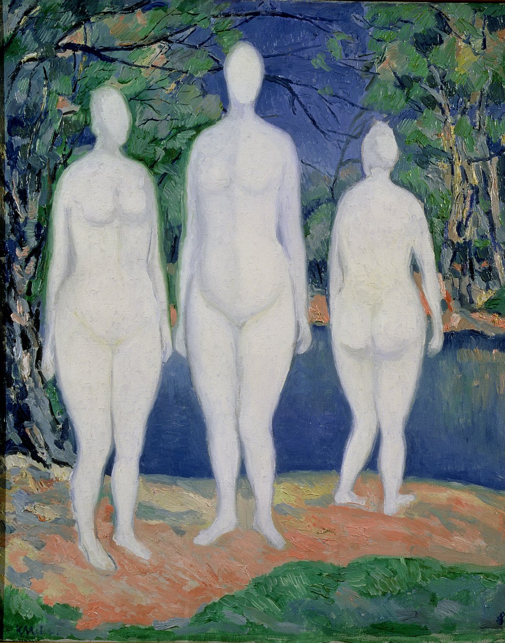 Yıkananlar, 1908 by Kazimir Severinovich Malevich