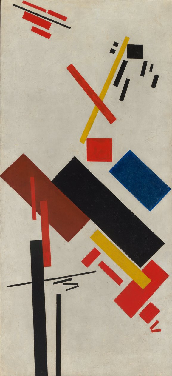 Ev yapım aşamasında (Howse yapım aşamasında) by Kazimir Severinovich Malevich