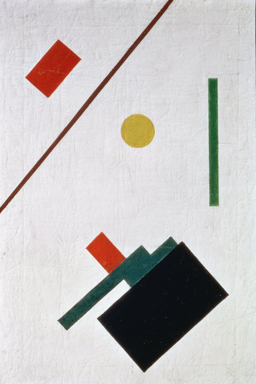 Süprematist Kompozisyon, 1915 by Kazimir Severinovich Malevich
