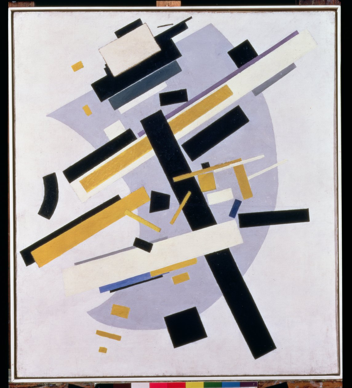 Supremus No. 58 Sarı-Siyah Dinamik Kompozisyon, 1916 by Kazimir Severinovich Malevich