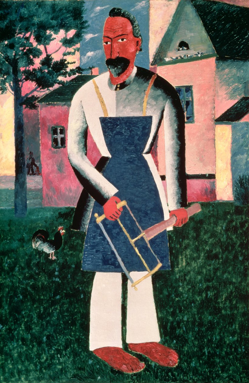 Marangoz III, 1910 by Kazimir Severinovich Malevich