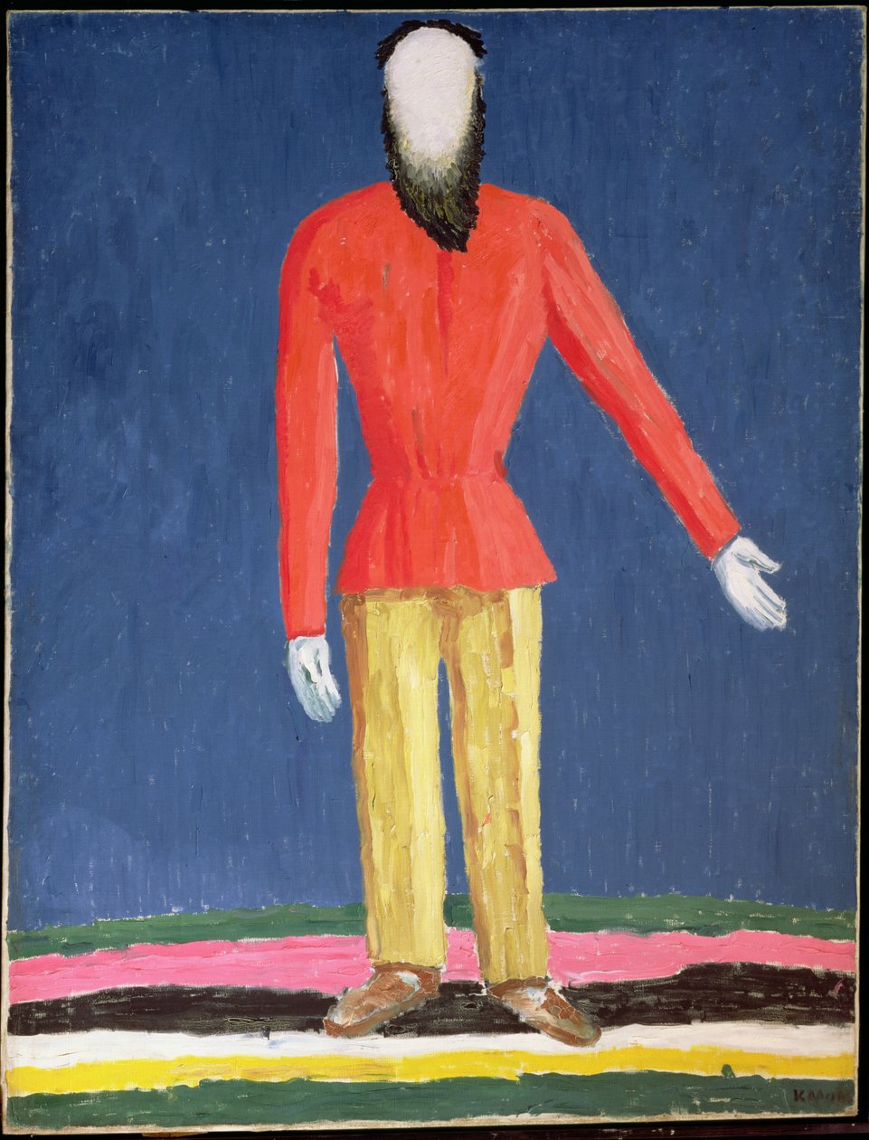 Köylü, 1928-32 by Kazimir Severinovich Malevich