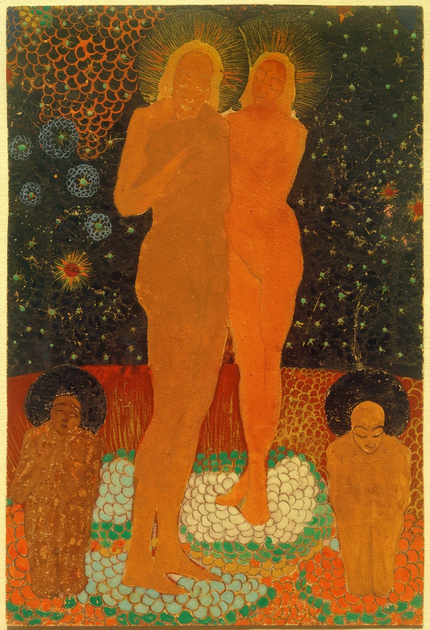Adem ve Havva by Kazimir Severinovich Malevich