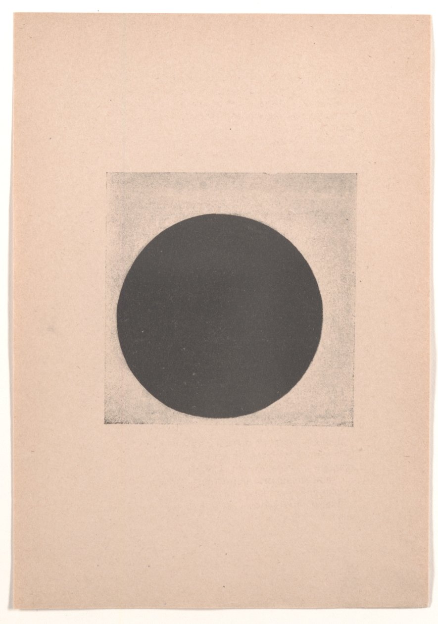 Kara Çember "Kübizm ve Fütürizmden Süprematizme: Resimde Yeni Bir Gerçekçilik" için by Kazimir Severinovich Malevich