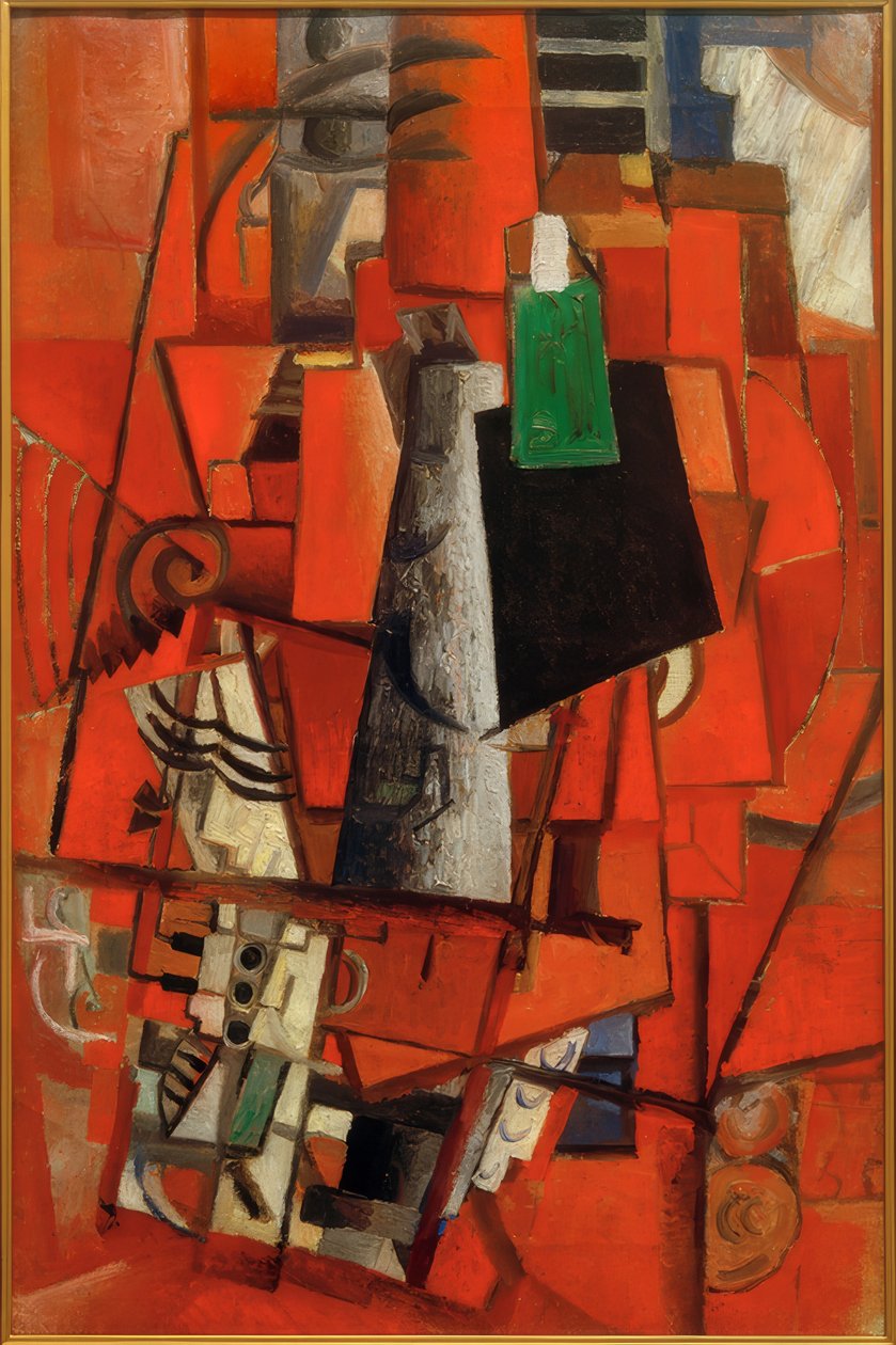 Piyanodaki bayan by Kazimir Severinovich Malevich