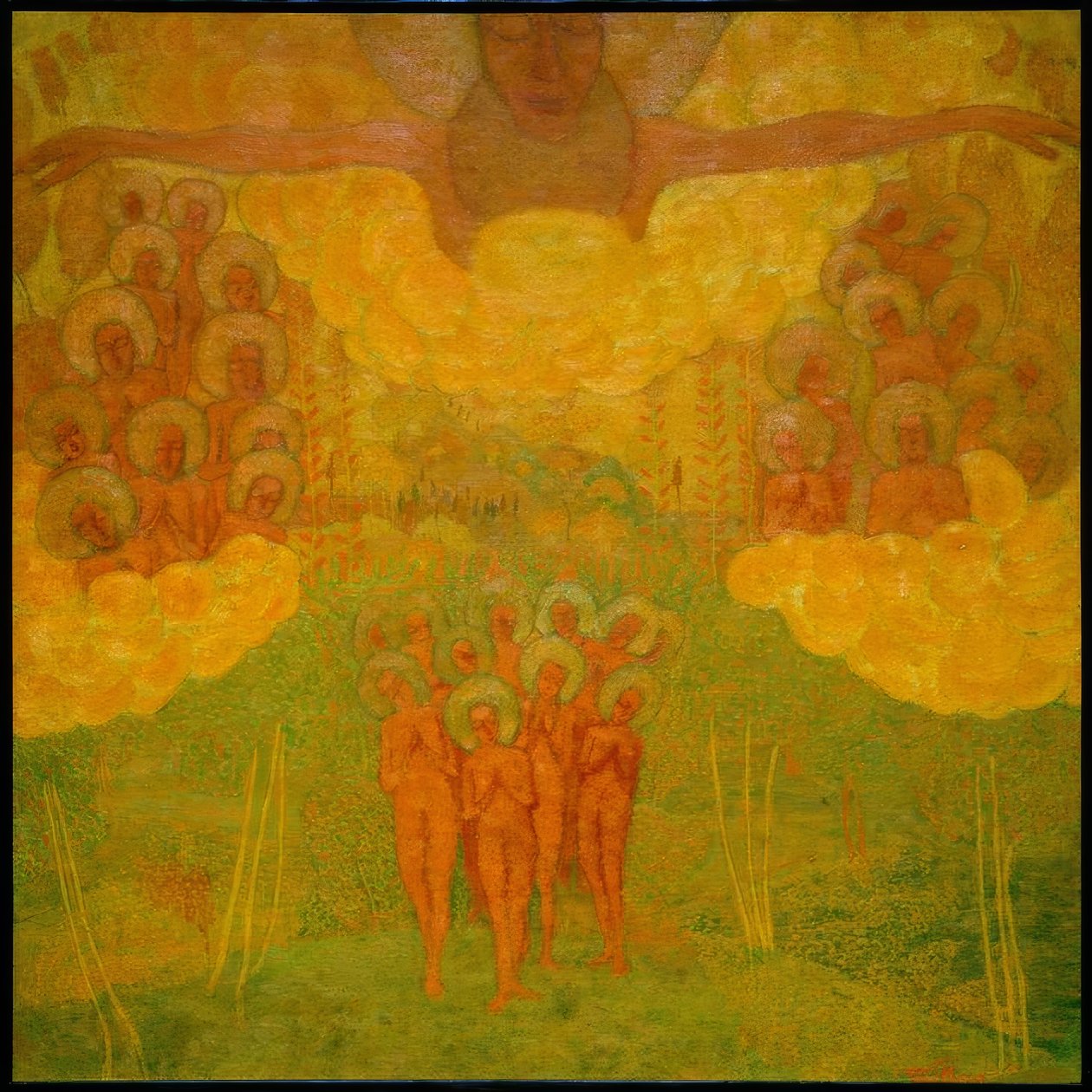 Cennetin zaferi (bir fresk için tasarım) by Kazimir Severinovich Malevich