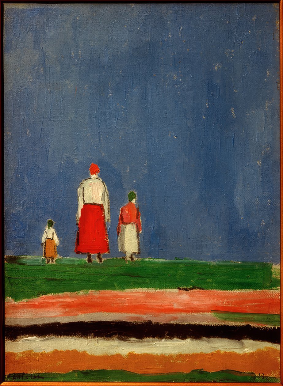 Üç rakam, 1928 by Kazimir Severinovich Malevich
