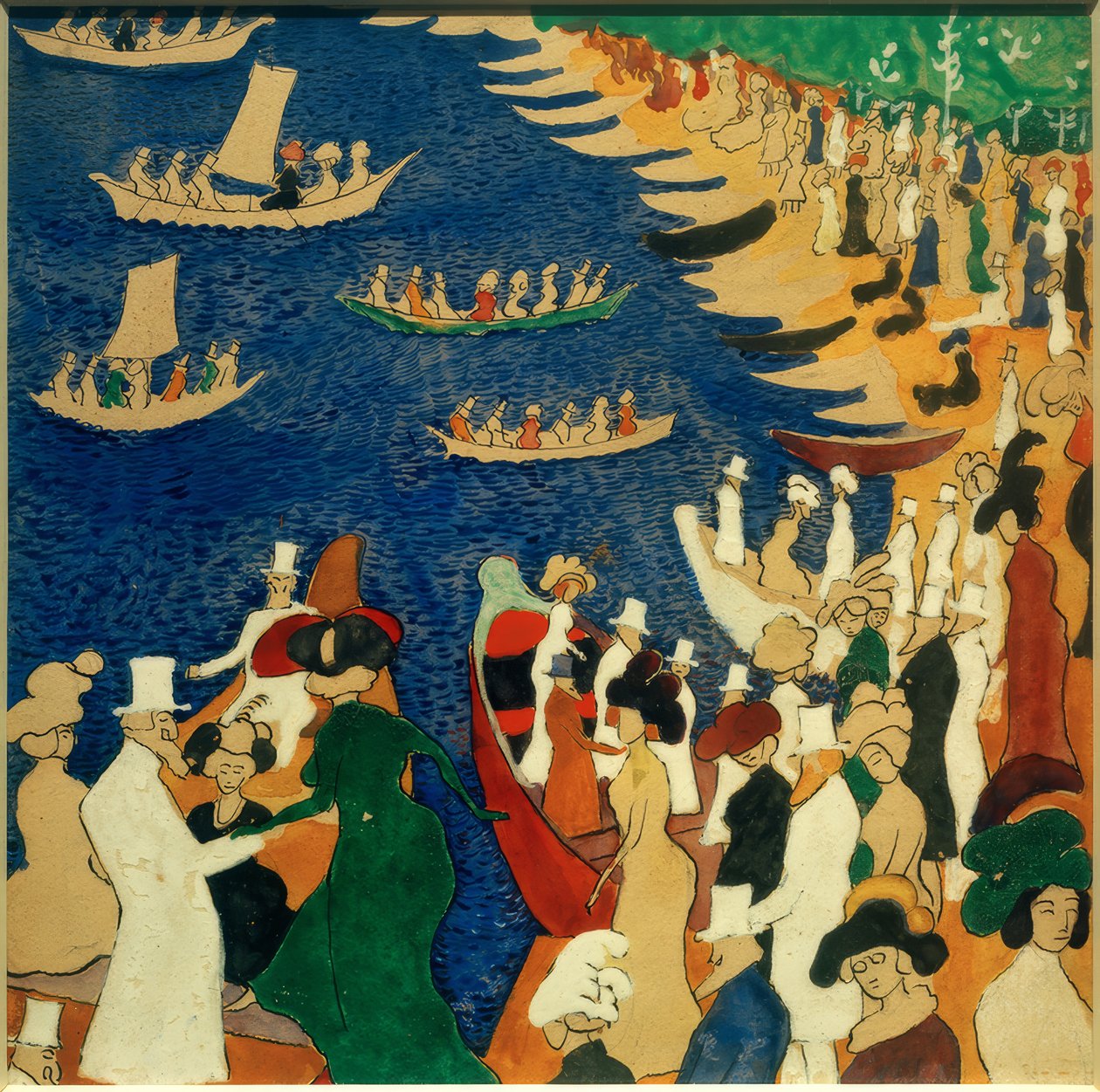 Gezici şirket by Kazimir Severinovich Malevich