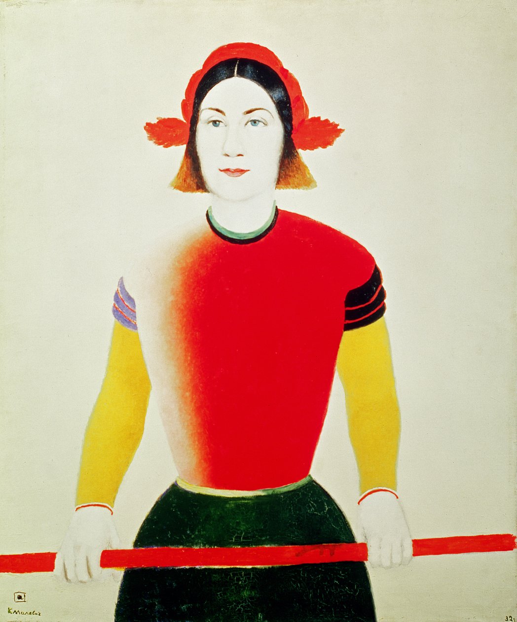 Kutuplu Kız (petrol) by Kazimir Severinovich Malevich