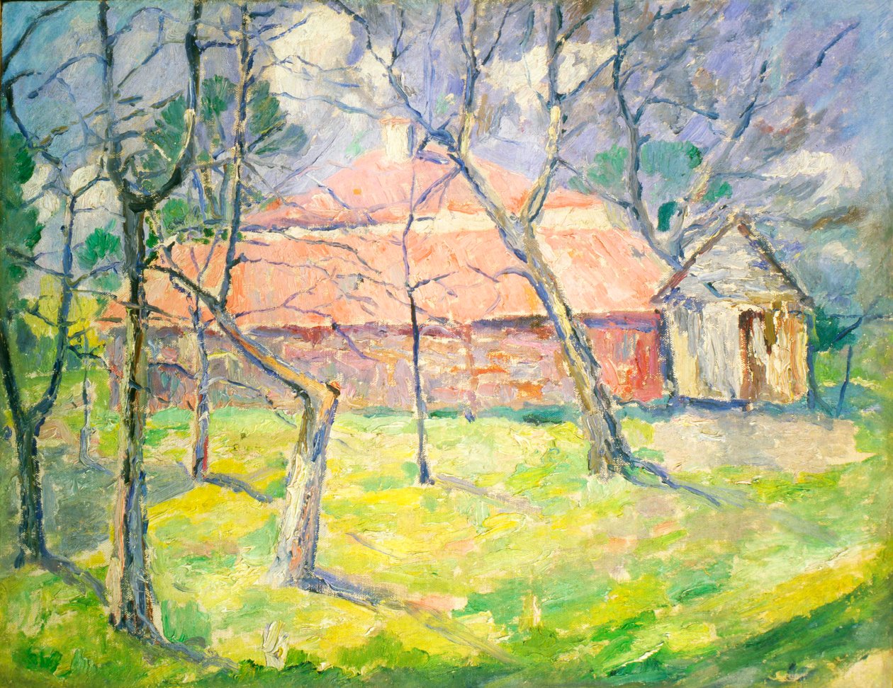 Kiev yakınlarındaki manzara, 1930. by Kazimir Severinovich Malevich