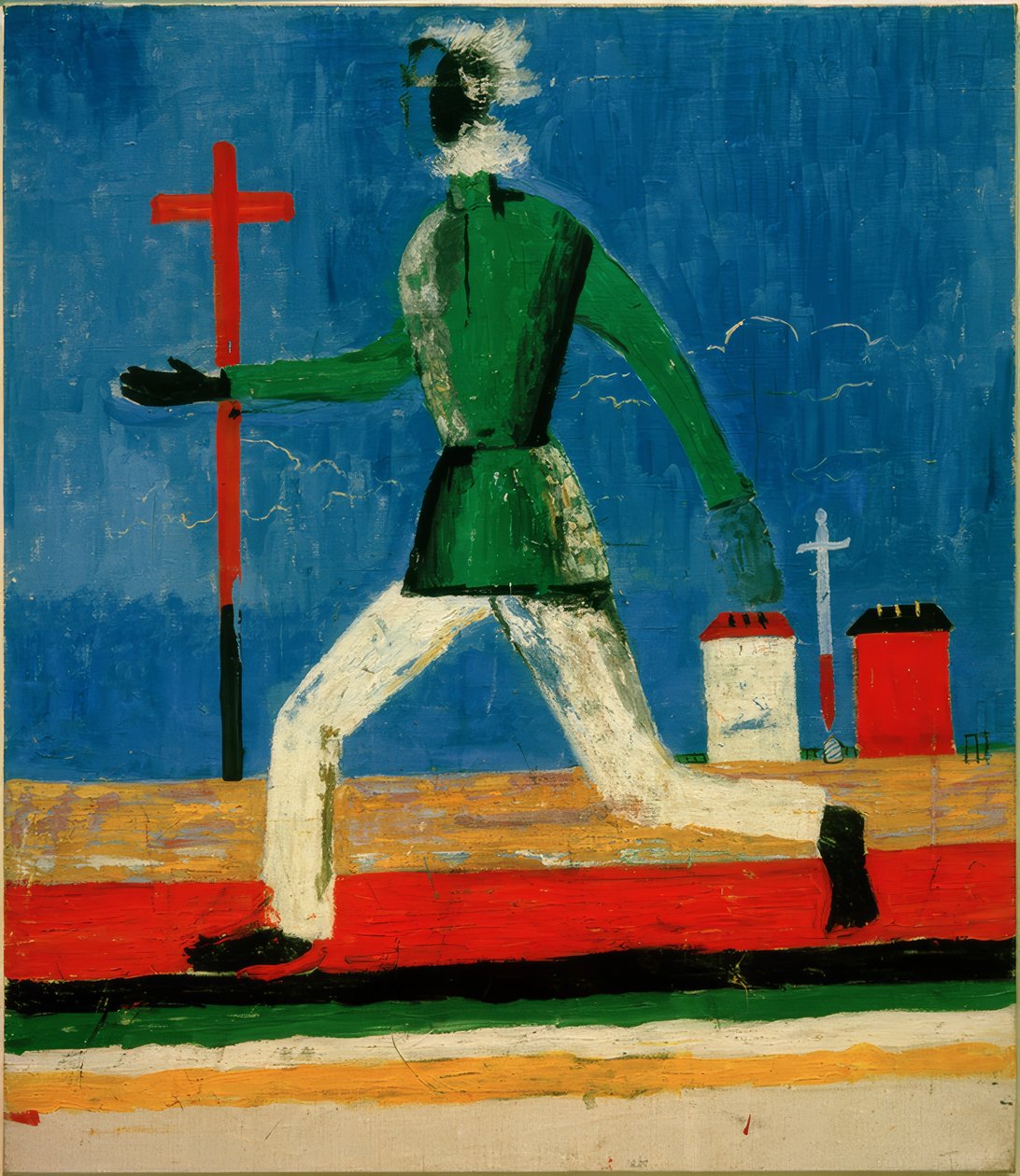 Koşan adam by Kazimir Severinovich Malevich