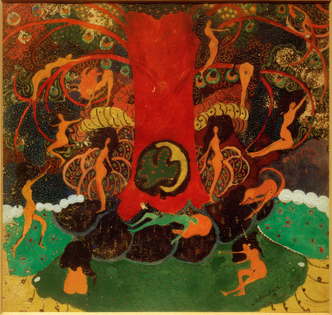 Hayat Ağacı ve Dryads by Kazimir Severinovich Malevich