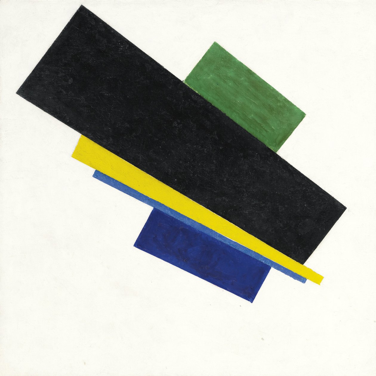 Süprematizm, 18. İnşaat, 1915 by Kazimir Severinovich Malevich