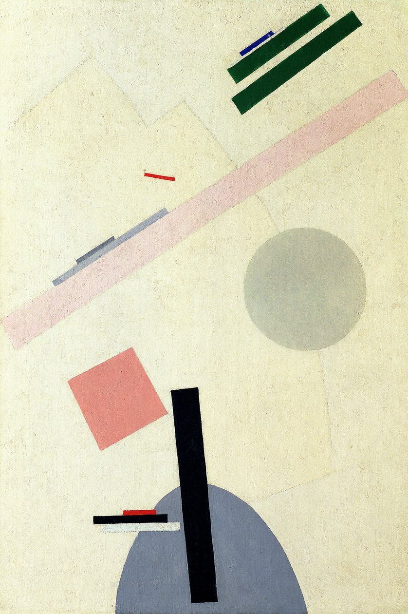 Suprematist Kompozisyon by Kazimir Severinovich Malevich