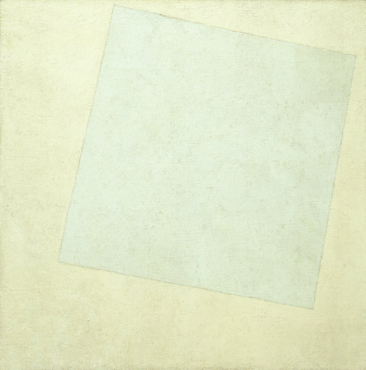 Süprematist Kompozisyon. Beyaz Üzerine Beyaz, 1918 by Kazimir Severinovich Malevich