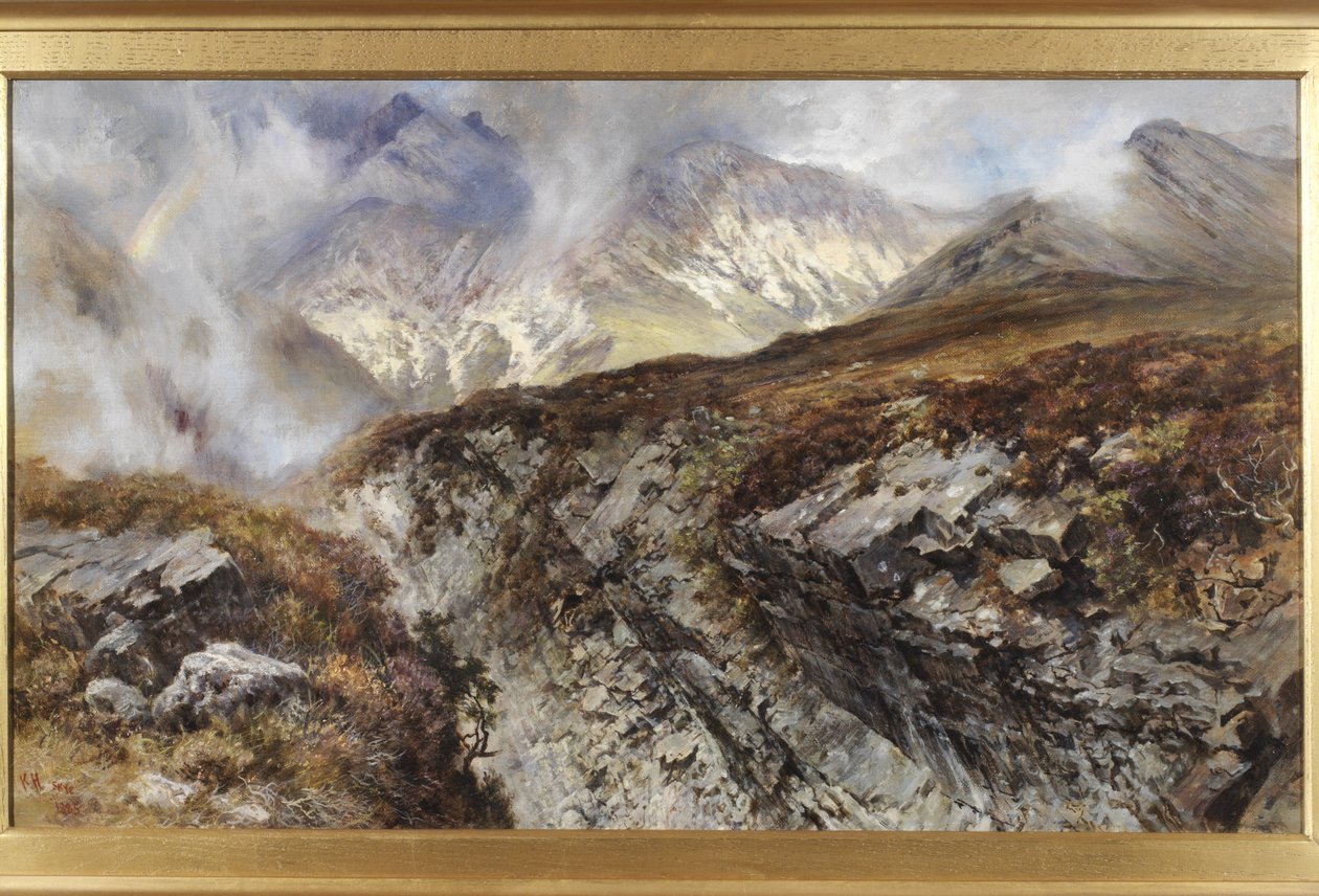 Sgurr nan Guillean, Skye Adası, 1885 by Keeley Halswelle