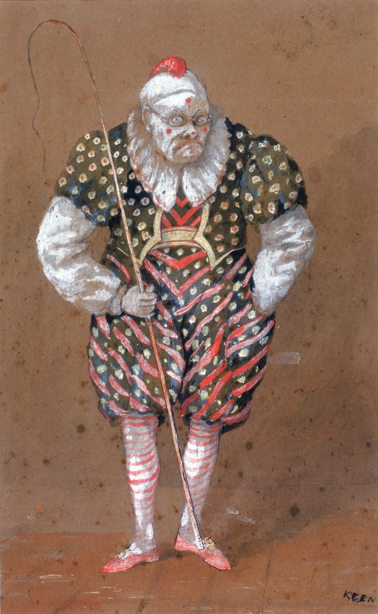 Billy Purvis (gövde rengi, mürekkep, kurşun kalem ve kağıt üzerinde tuvalet) by Keen