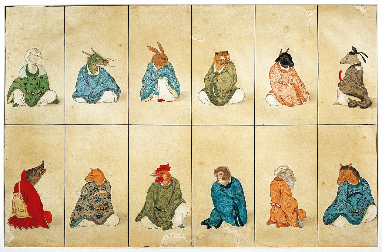 Hayvan Başlı Adamlar, sulu boya by Keiga Kawahara