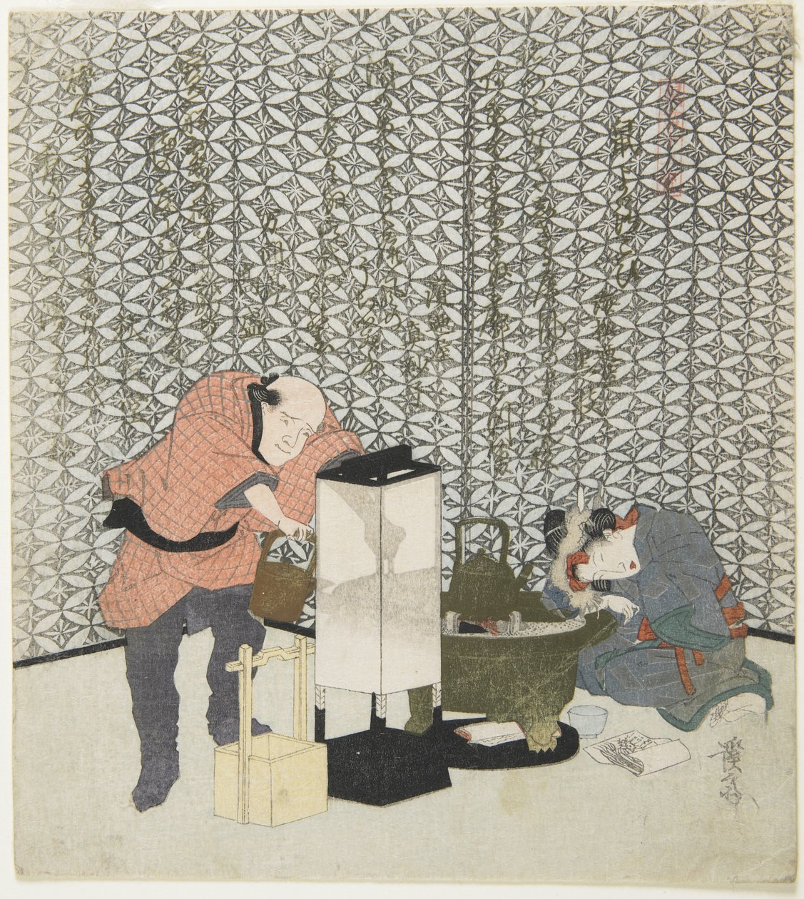 Mutlu Fareler, 1828 by Keisai Eisen