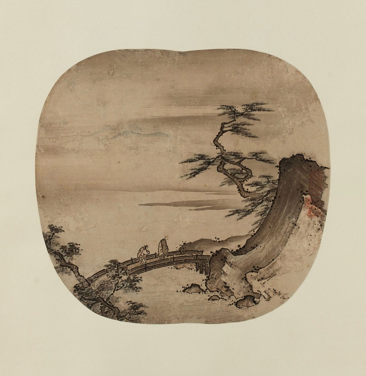 Manzara, 15. Yüzyılın İkinci Yarısı by Kenkō Shōkei