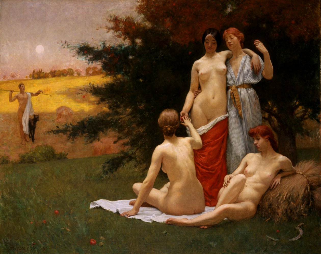 Bir Eklog, 1890. by Kenyon Cox