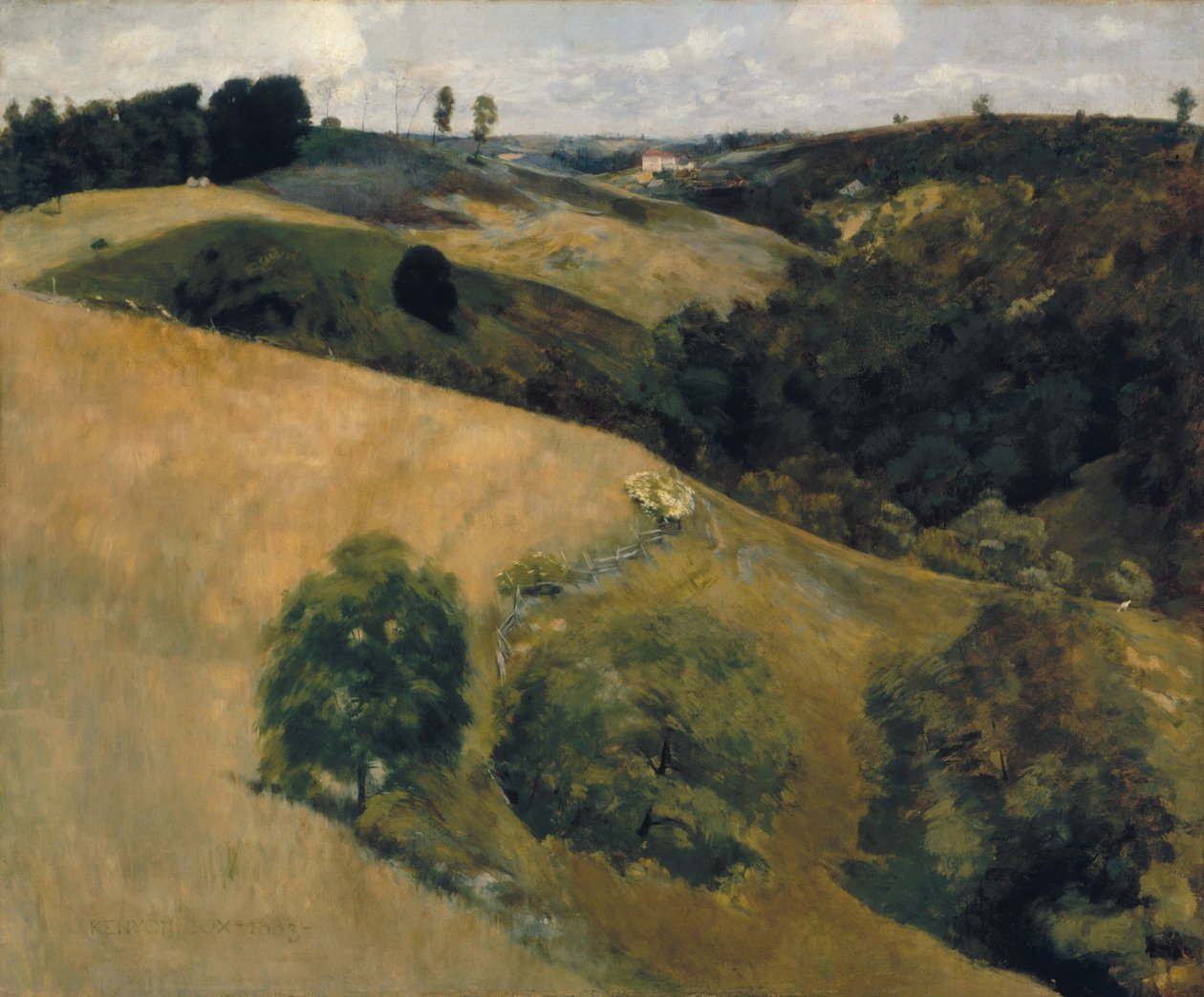 Uçan Gölgeler, 1883. by Kenyon Cox