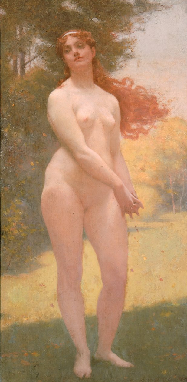 Hint Yazı, 1887. by Kenyon Cox