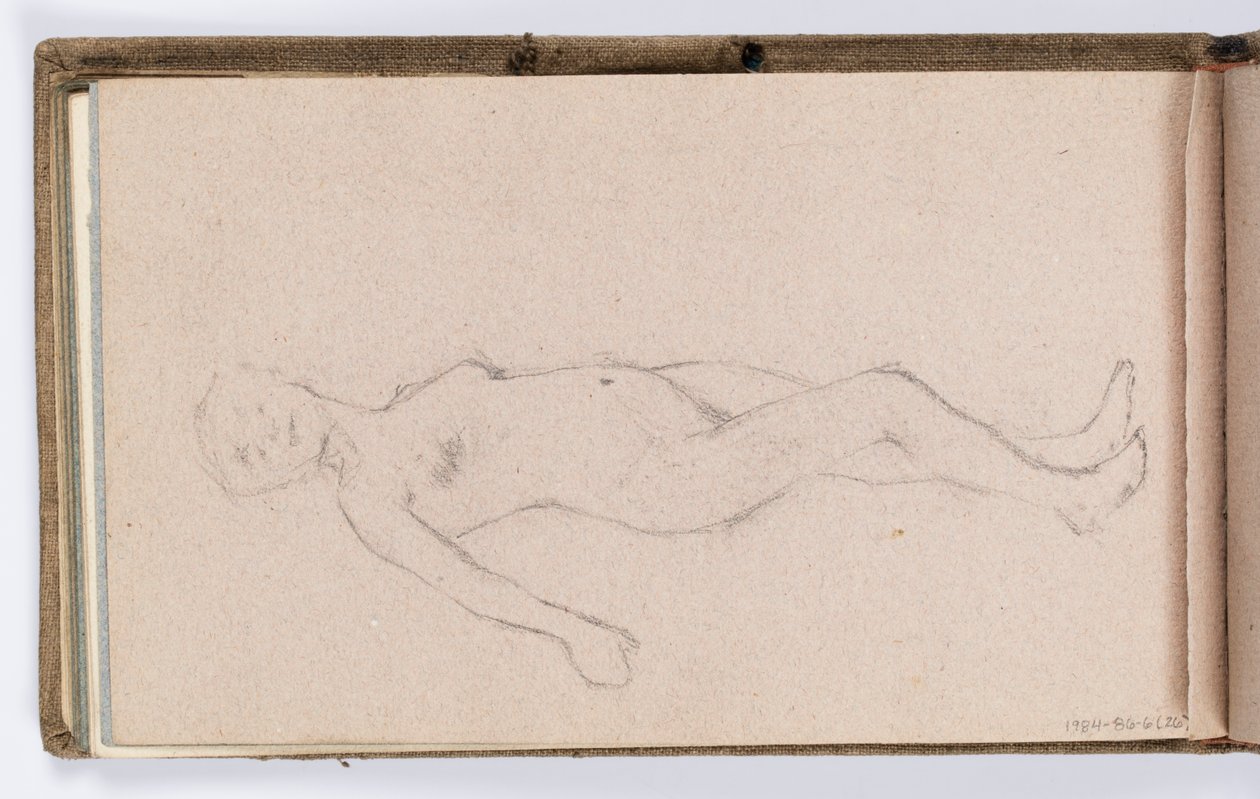Sketchbook Sayfası: Çıplak Kadın by Kenyon Cox