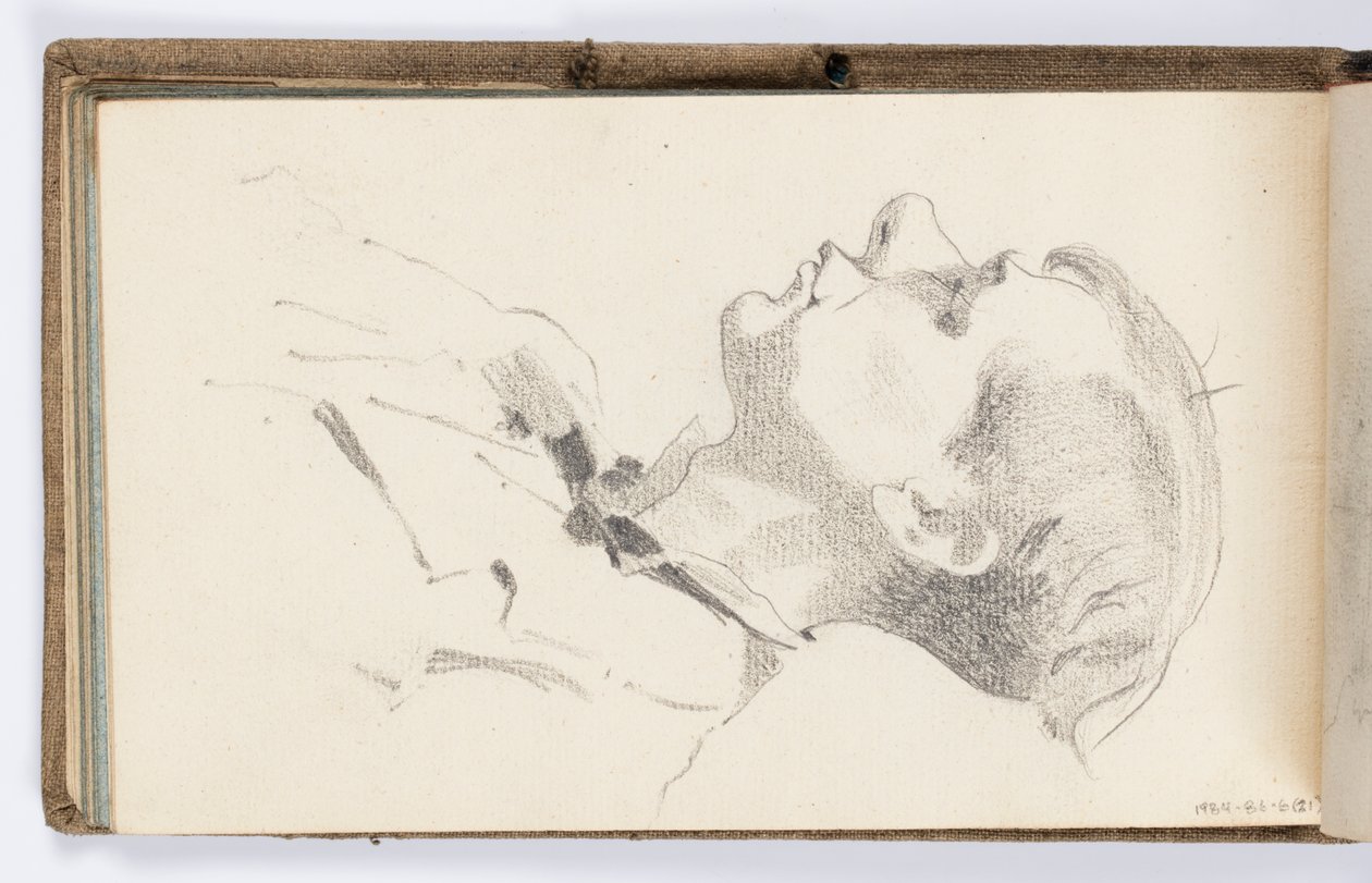 Sketchbook Sayfası: Profildeki Adam by Kenyon Cox