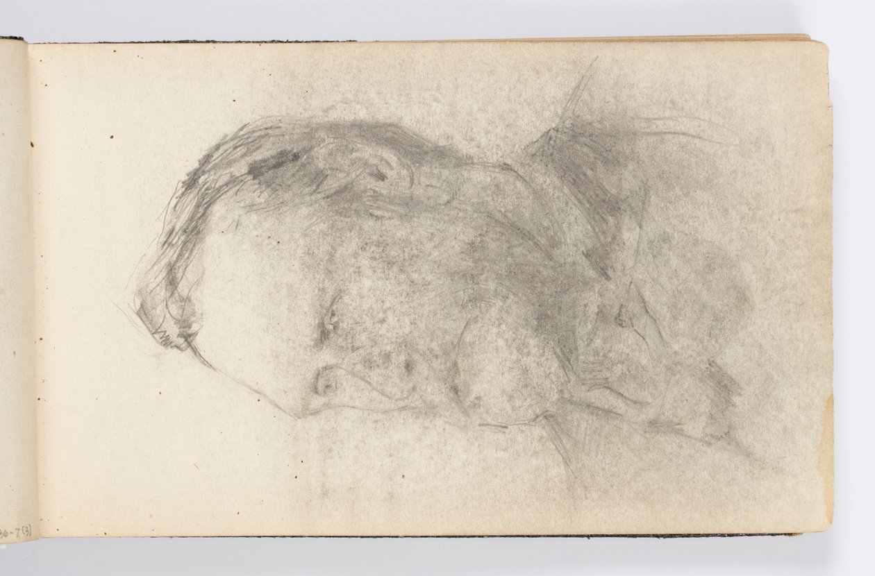 Sketchbook Sayfası: Sakallı Adam Portresi by Kenyon Cox