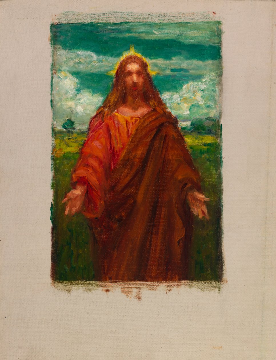 İsa için çalışma, 1905. by Kenyon Cox