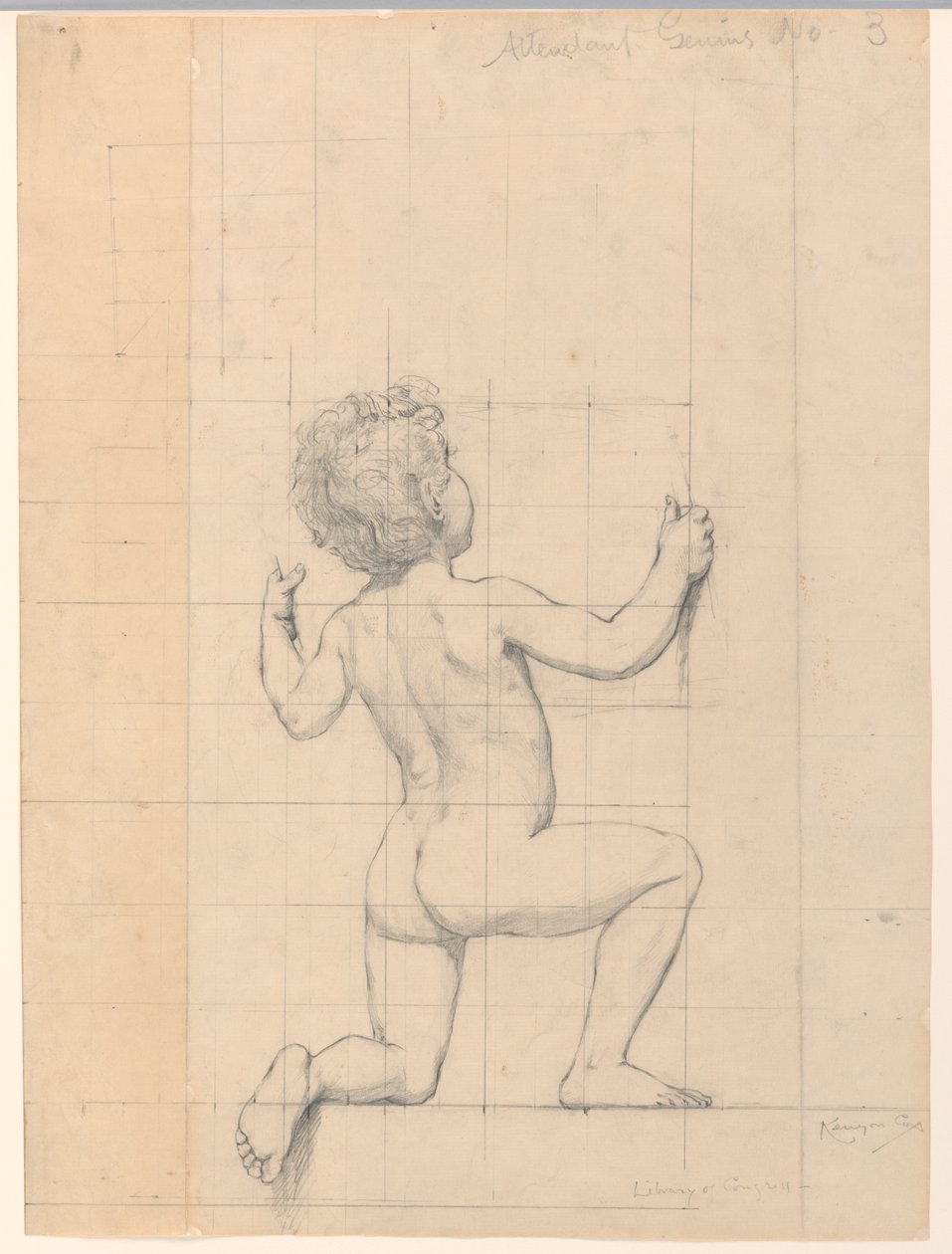 "Dahi", "Sanat", Kongre Kütüphanesi, Washington D.C. by Kenyon Cox